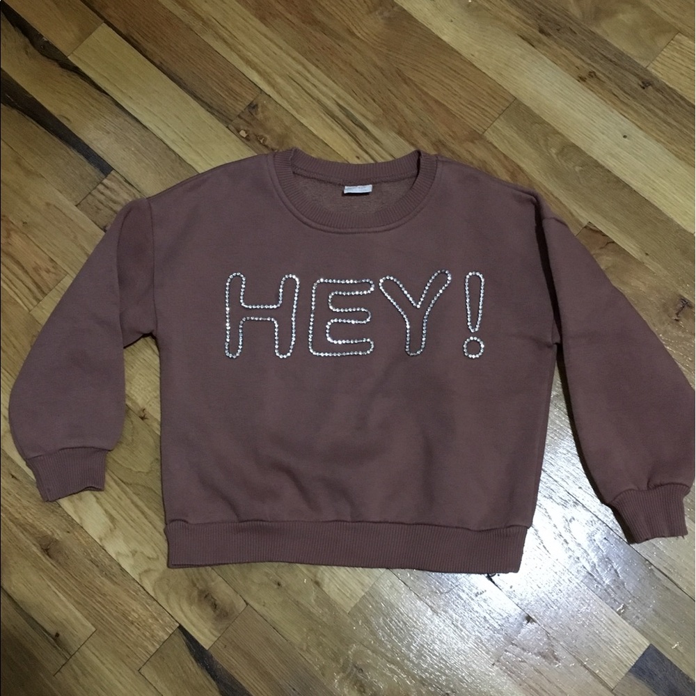 Zara Kids Toddler Girls Studded Sweater